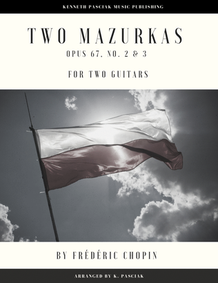 Book cover for Two Mazurkas Opus 67, Nos. 2 & 3 (for Two Guitars)