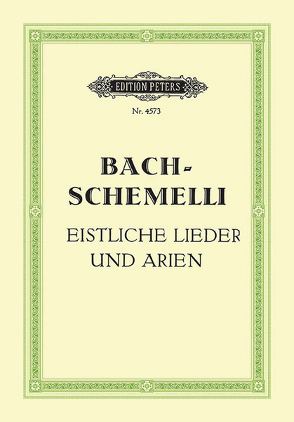 Schemelli Song Book (Leipzig 1736)