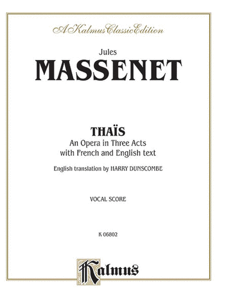 Massenet Thais Vocal Sc. V