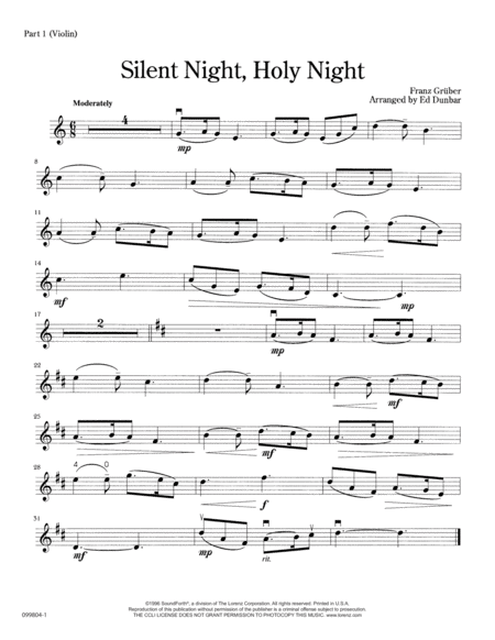 Silent Night, Holy Night - Strings