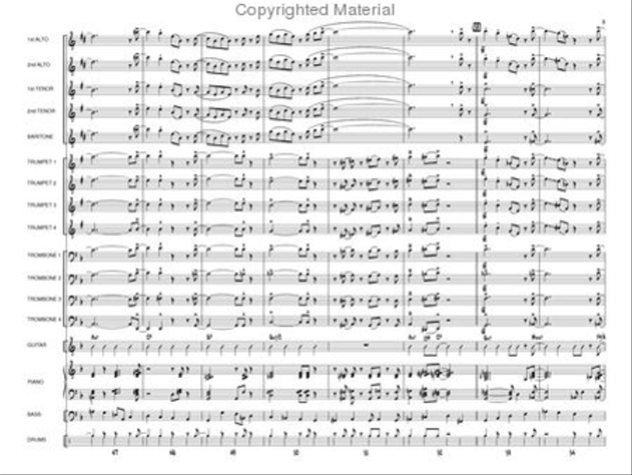 Pedal to the Metal Jazz Ensemble scores gallery preview page 8