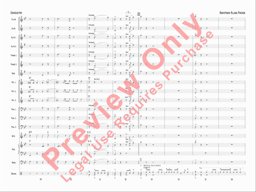 Beantown Blues Parade Jazz Ensemble scores gallery preview page 10