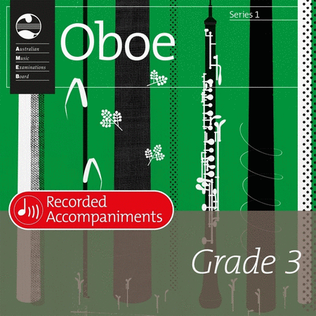 AMEB Oboe Grade 3 Series 1 Recorded Accomp CD