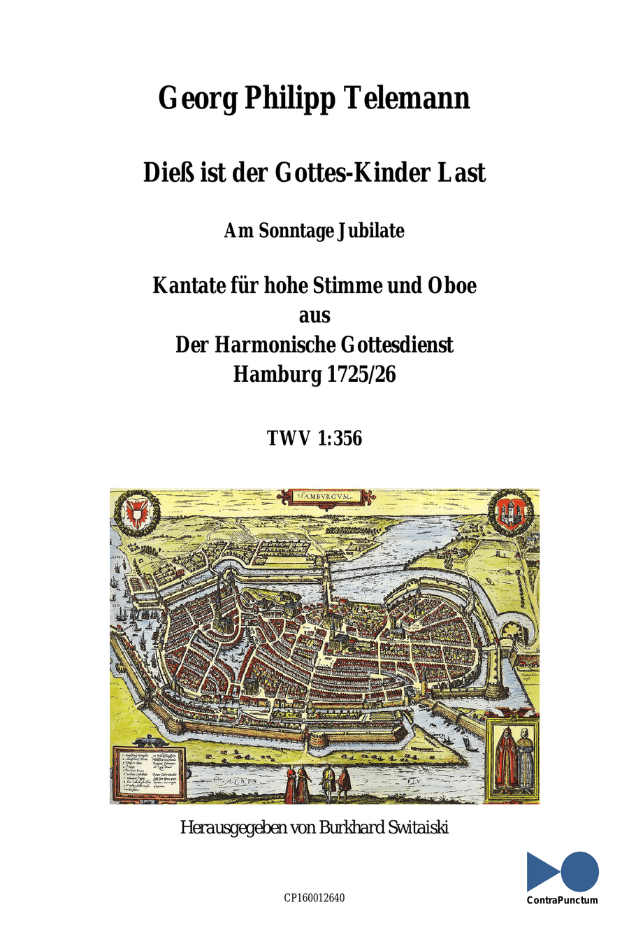 Harmonischer Gottesdienst TWV 1:356 Dieß ist der Gottes-Kinder Last Oboe Solo scores gallery preview page 1