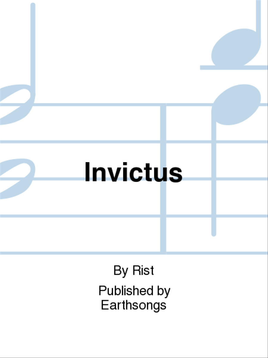 invictus invictus 4-Part scores gallery preview page 1