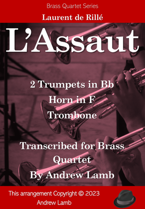 Book cover for L'Assaut (for Brass Quartet)