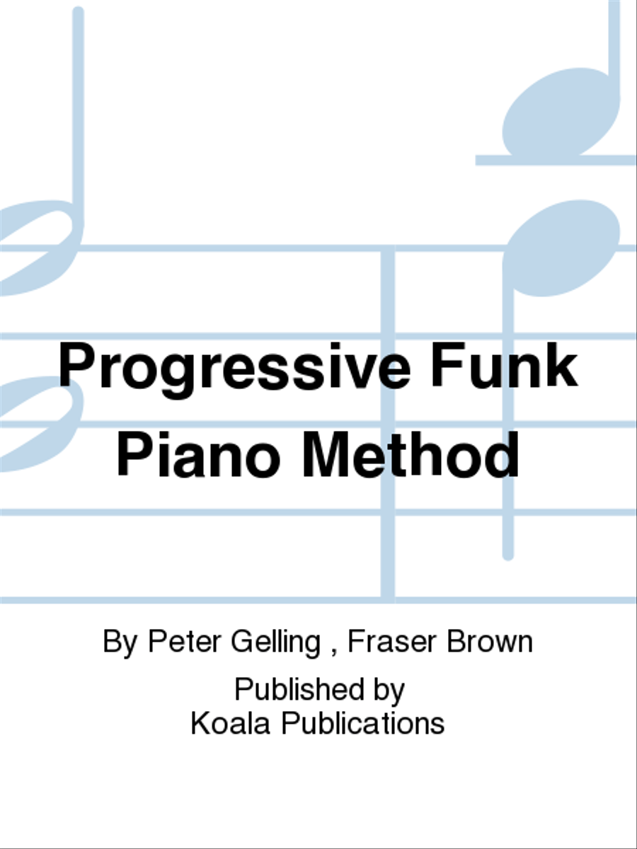 Progressive Funk Piano Method Piano Method scores gallery preview page 1