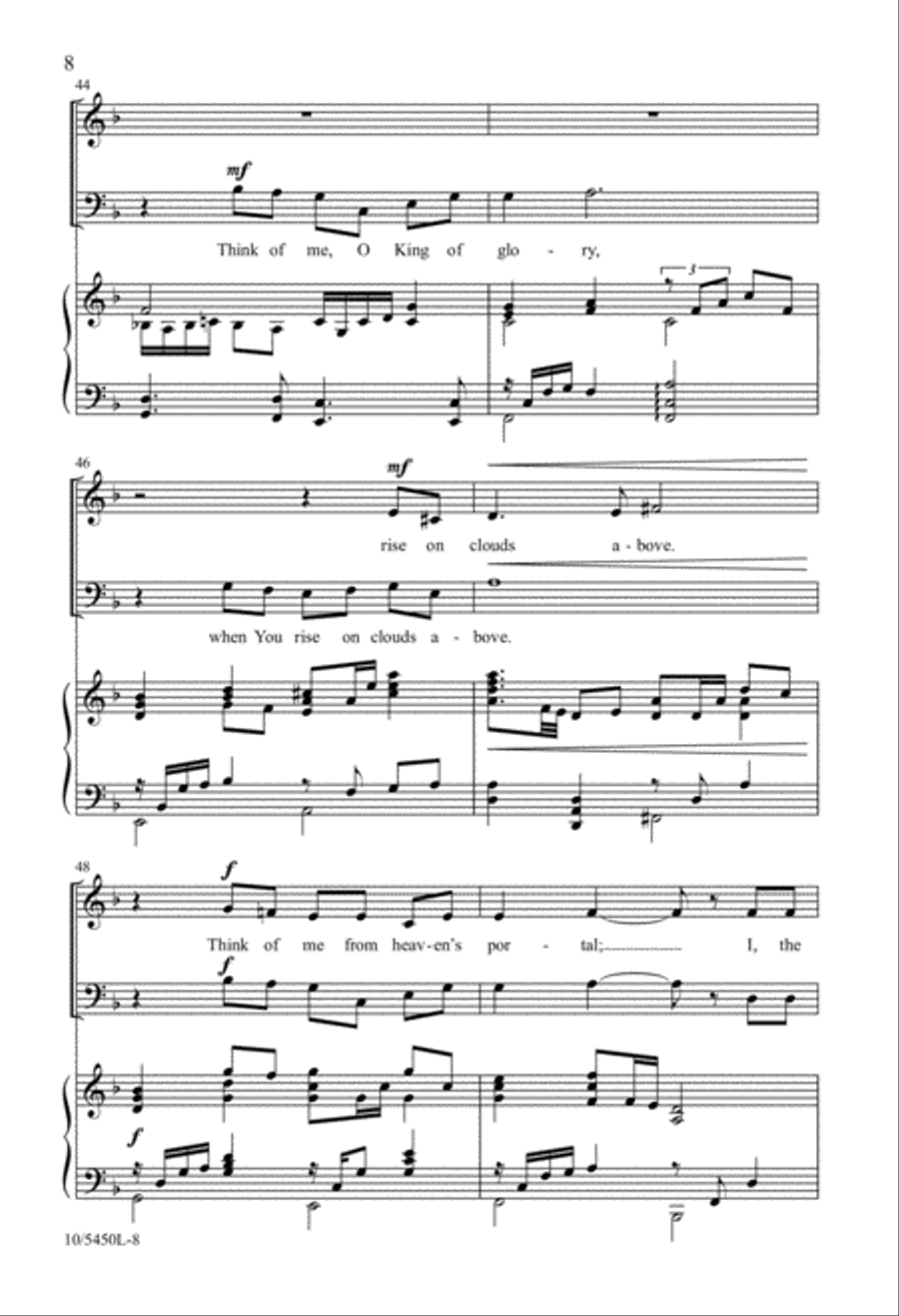 On the Mount Called Calvary 4-Part scores gallery preview page 8