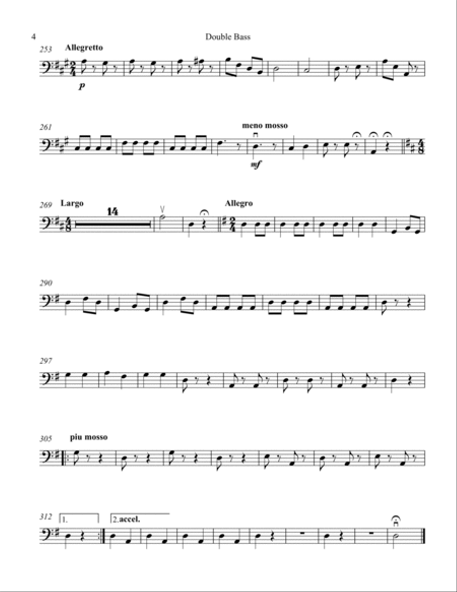 A Wee Hour In A Russian Village String Orchestra scores gallery preview page 4