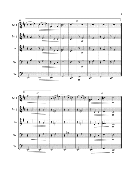 Gymnopedie No. 1 (Brass Quintet) image number null