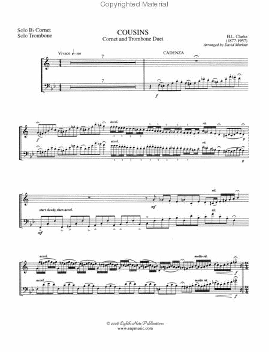 Cousins Small Ensemble scores gallery preview page 4