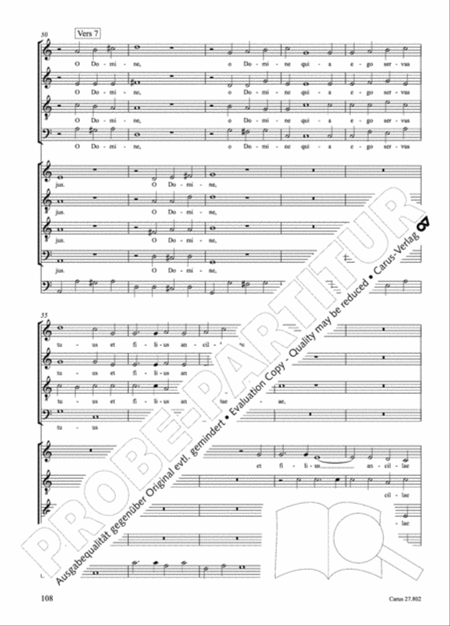 Salmi I (Selva morale e spirituale) Collection / Songbook scores gallery preview page 133