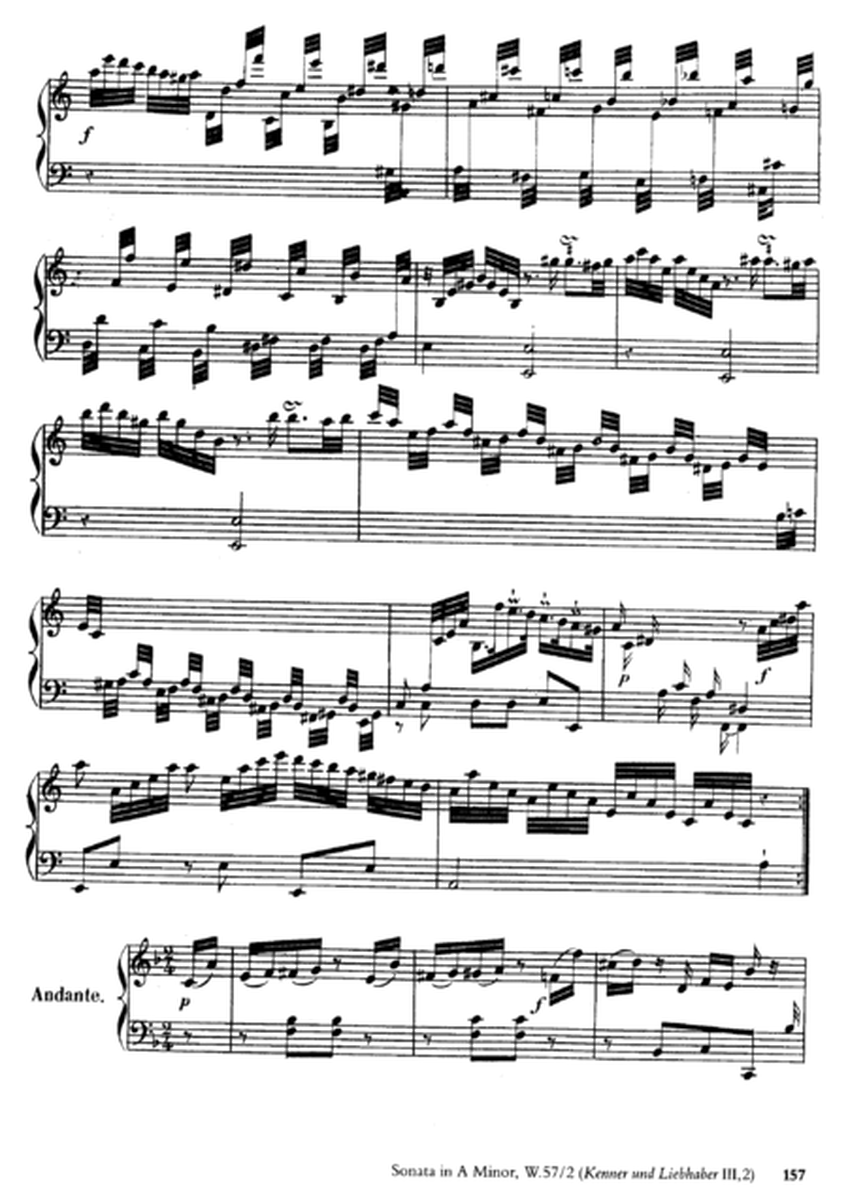 Bach Keyboard Sonata in A minor, H.247