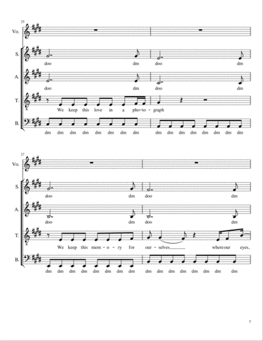 Photograph Photograph 4-Part scores gallery preview page 5