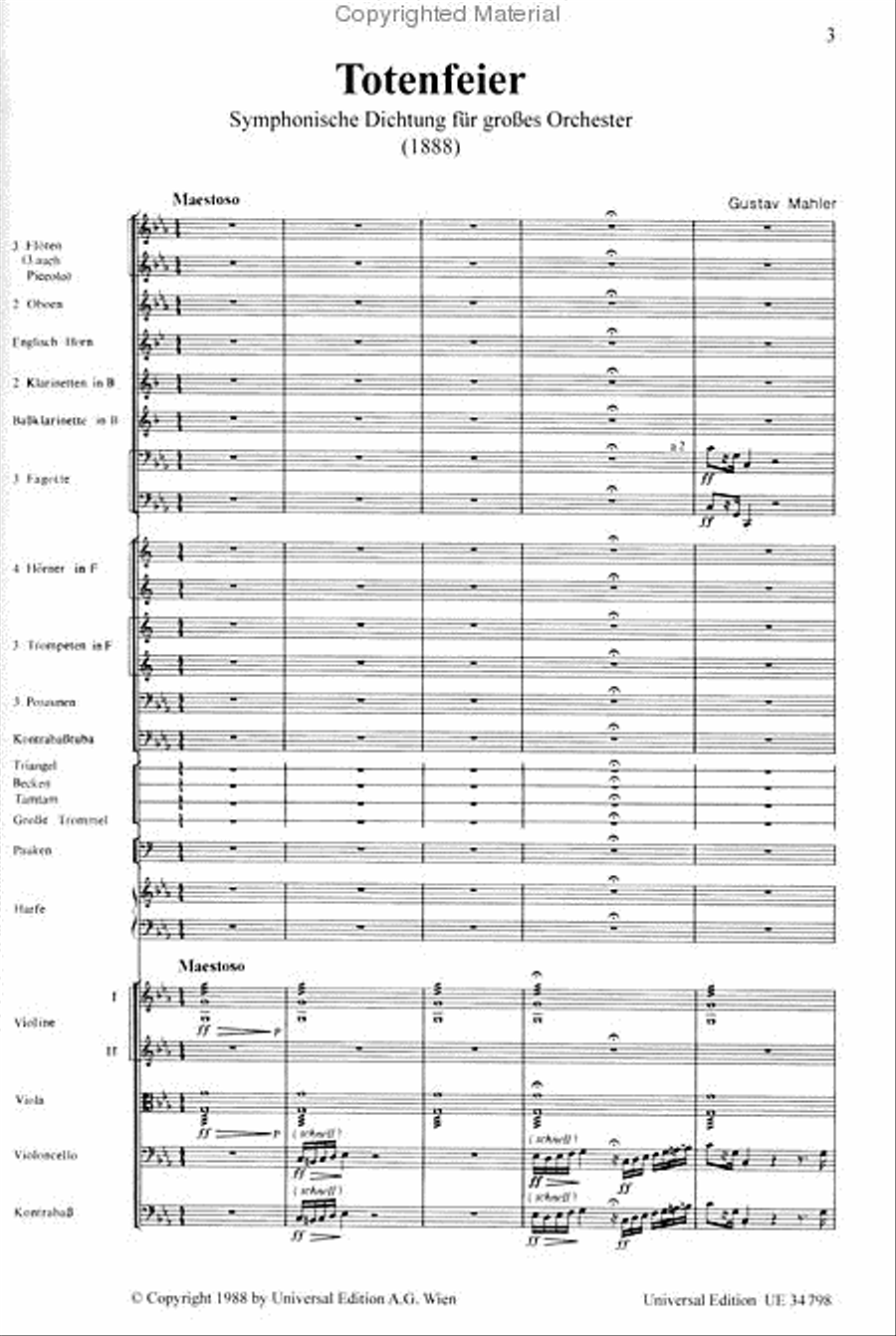 Totenfeir Totenfeir Orchestra scores gallery preview page 2