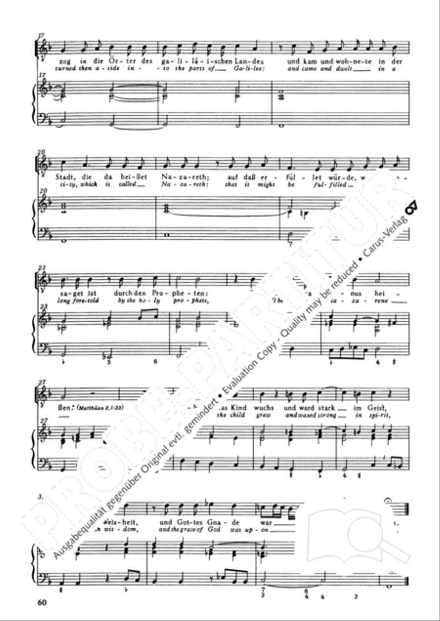 Christmas History (Weihnachts-Historie, SWV 435) Score scores gallery preview page 59