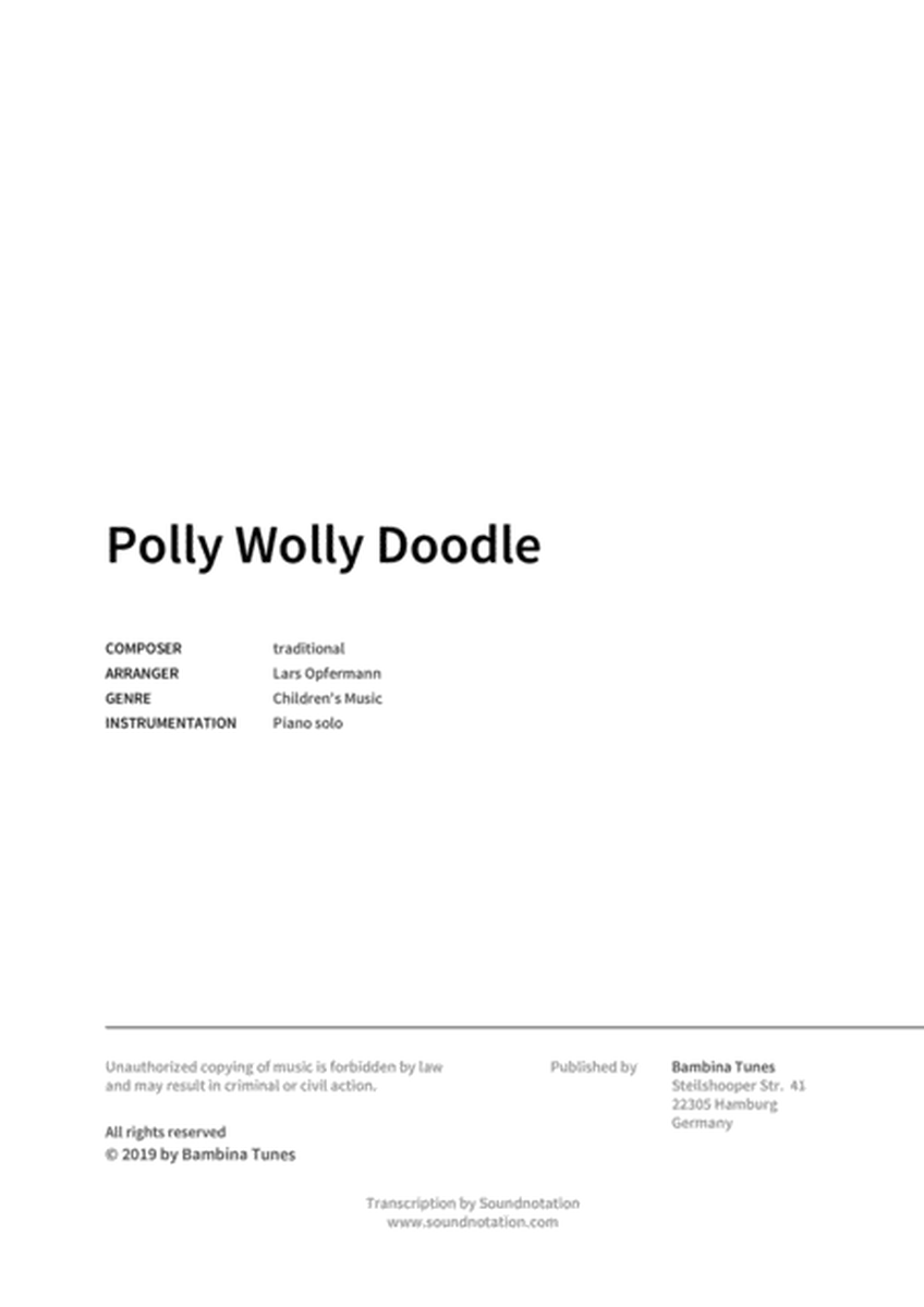 Polly Wolly Doodle image number null