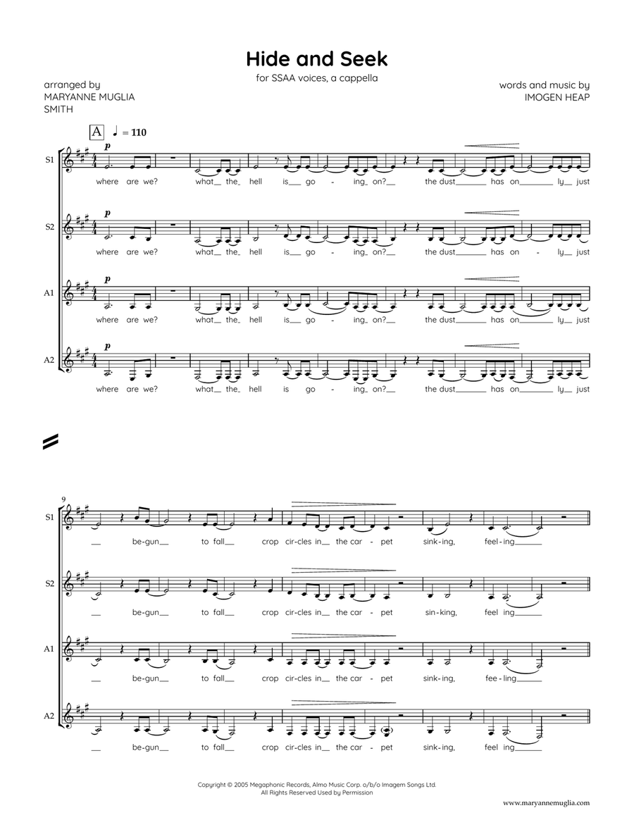 Hide and Seek Sheet music for Piano, Flute, Drum group (Mixed Quartet)