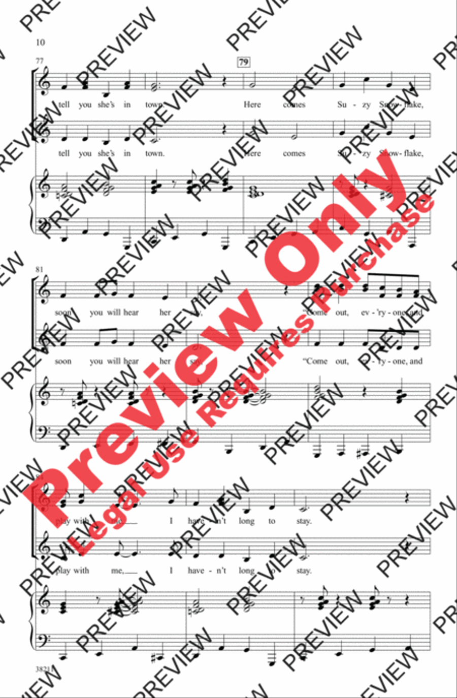 A Winter Blast! A Winter Blast! Women's Choir scores gallery preview page 10
