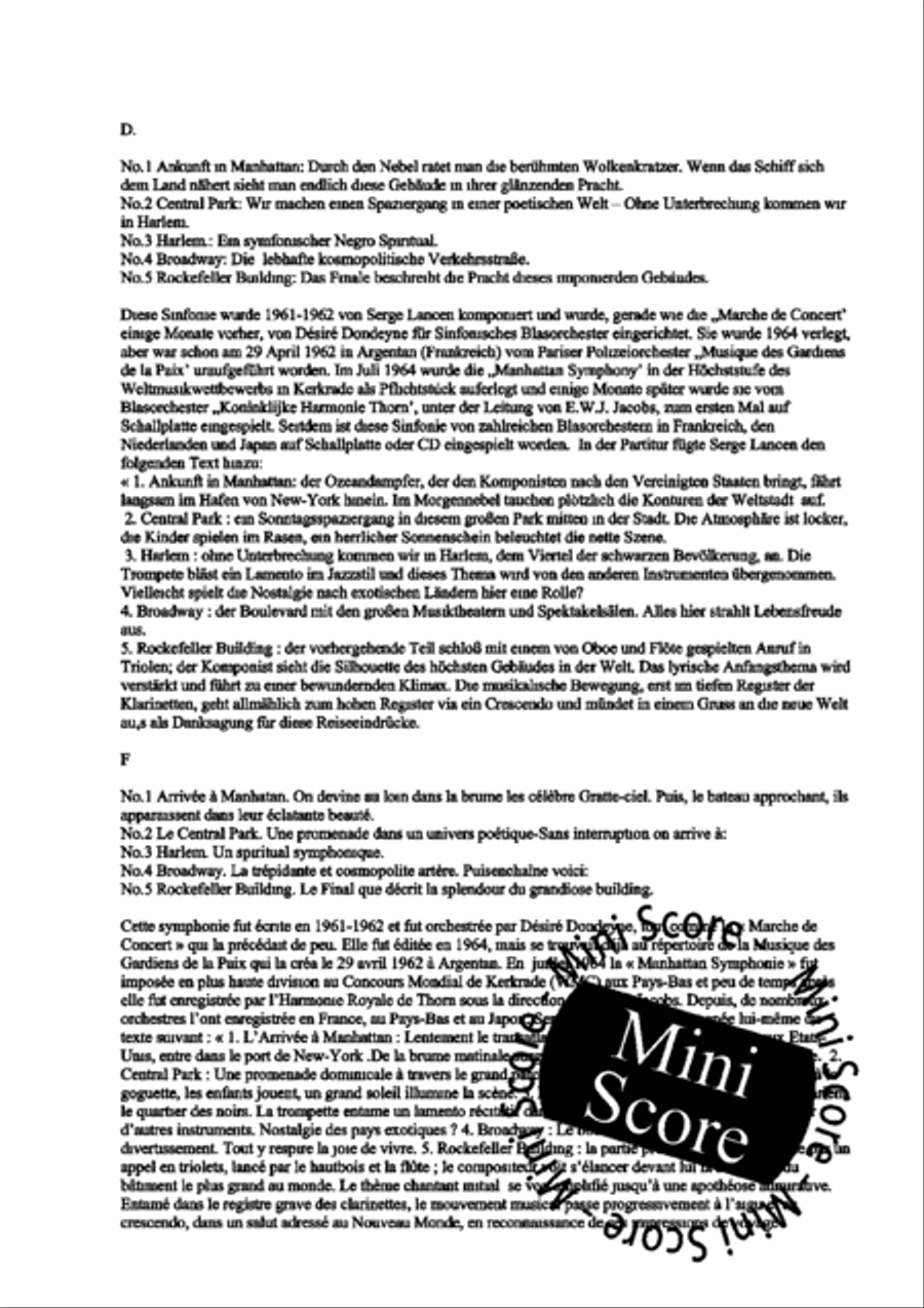 Manhattan Symphony Concert Band scores gallery preview page 6