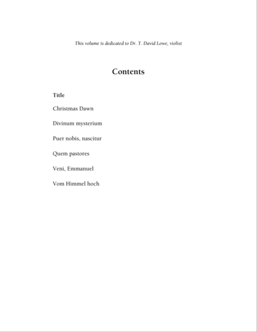 O Come, Emmanuel: Six Advent and Christmas Hymns for Cello or Viola and Organ Cello scores gallery preview page 2