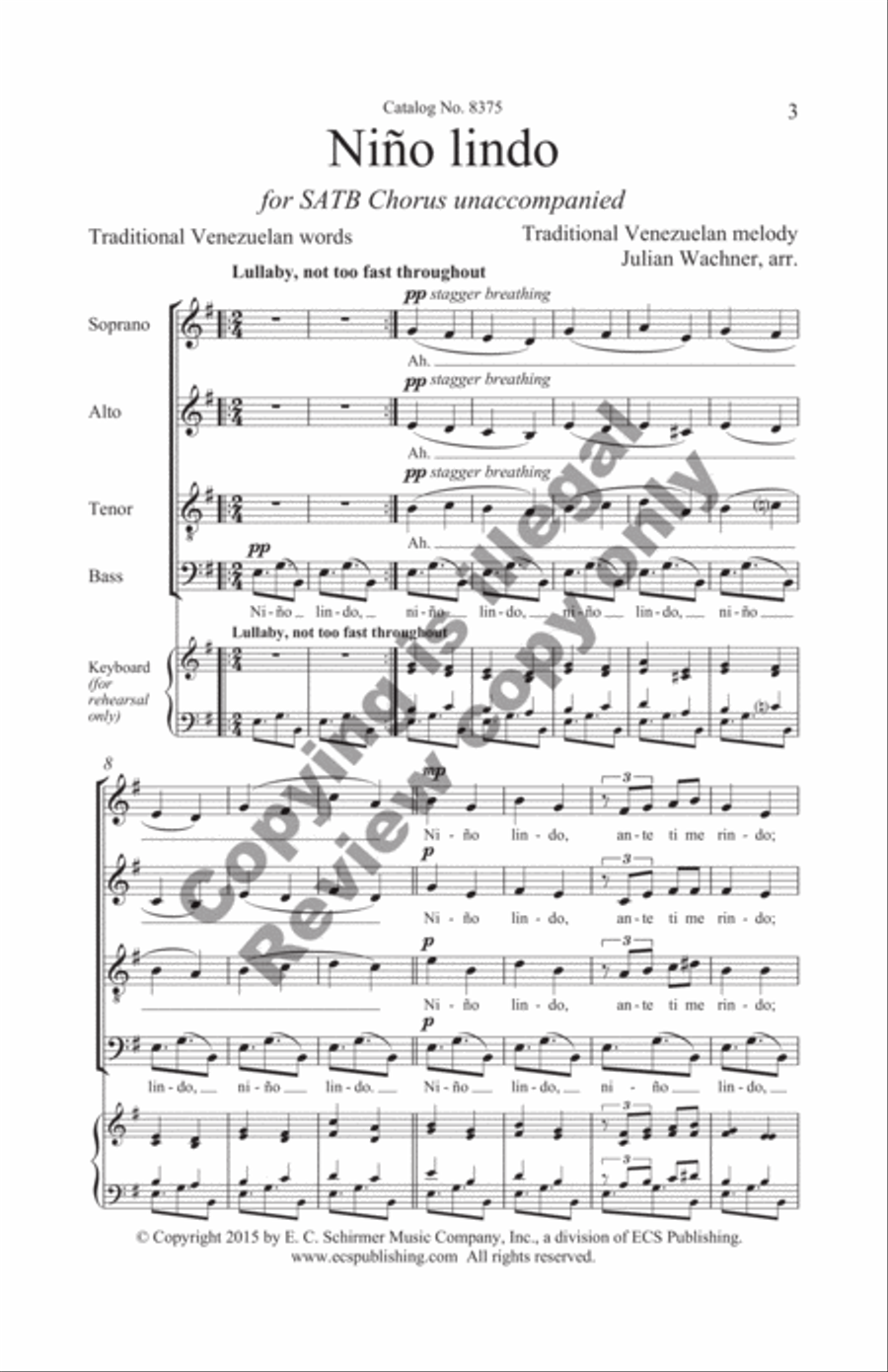 The Snow Lay On the Ground!: Nine Festive Carol Settings (Complete Compilation Full Score) Choir scores gallery preview page 20