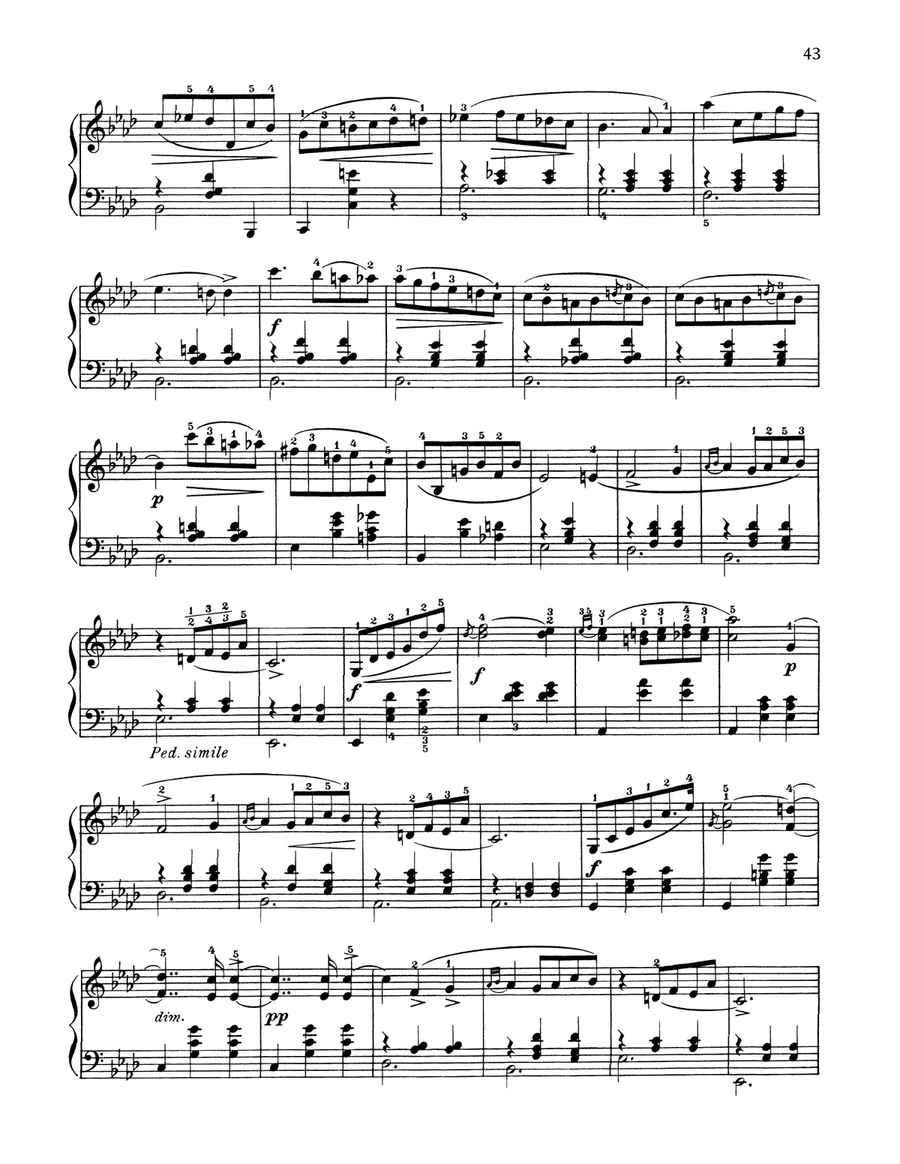 Waltz In F Minor, Op. 70, No. 2 Piano Solo scores gallery preview page 2
