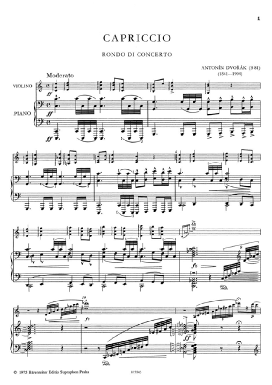 Capriccio Capriccio Violin Solo scores gallery preview page 2