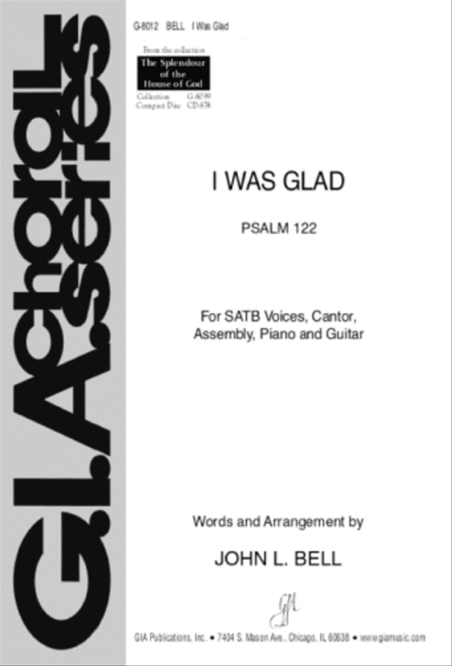I Was Glad - Guitar edition Guitar scores gallery preview page 1