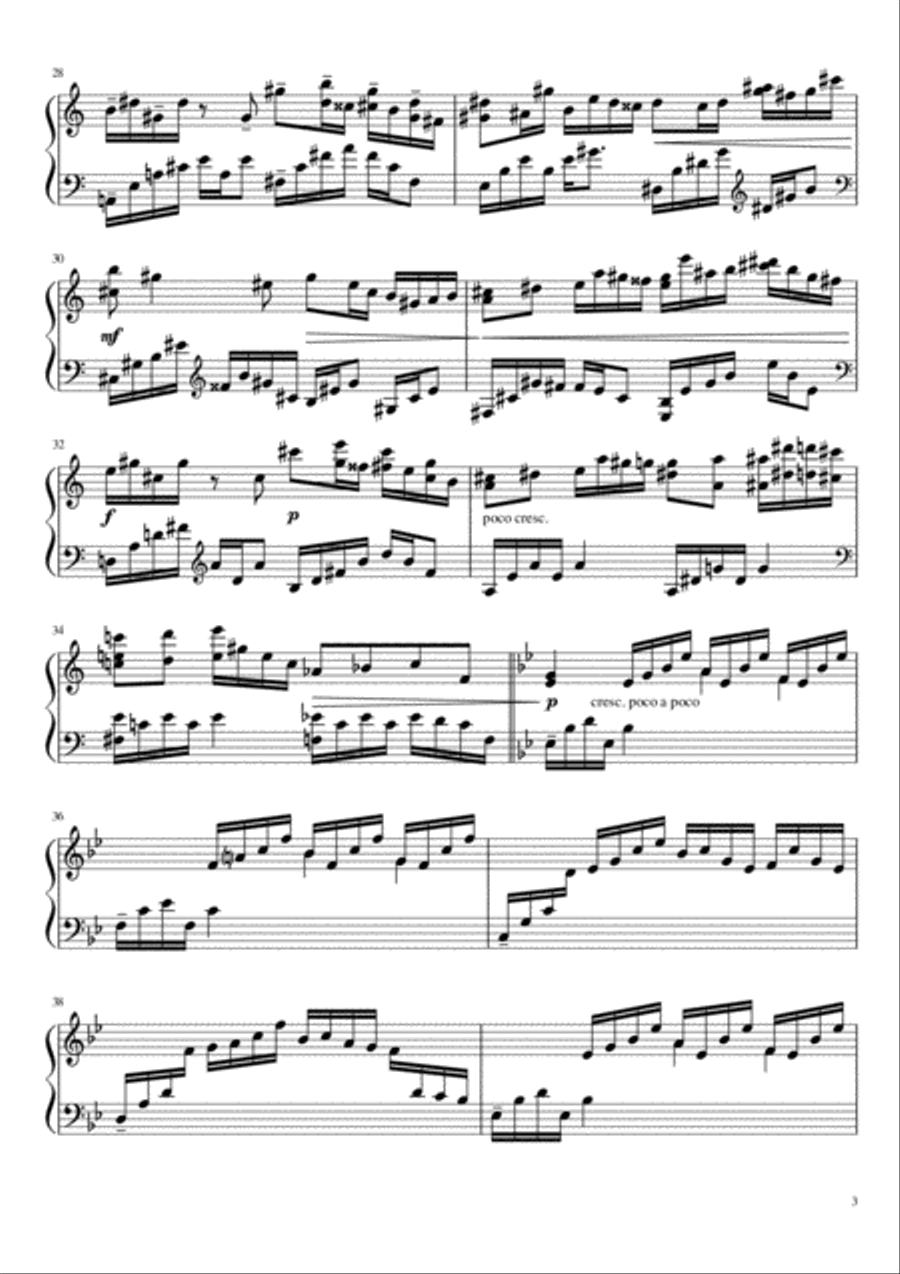 Fantasie Fantasie Piano Solo scores gallery preview page 3
