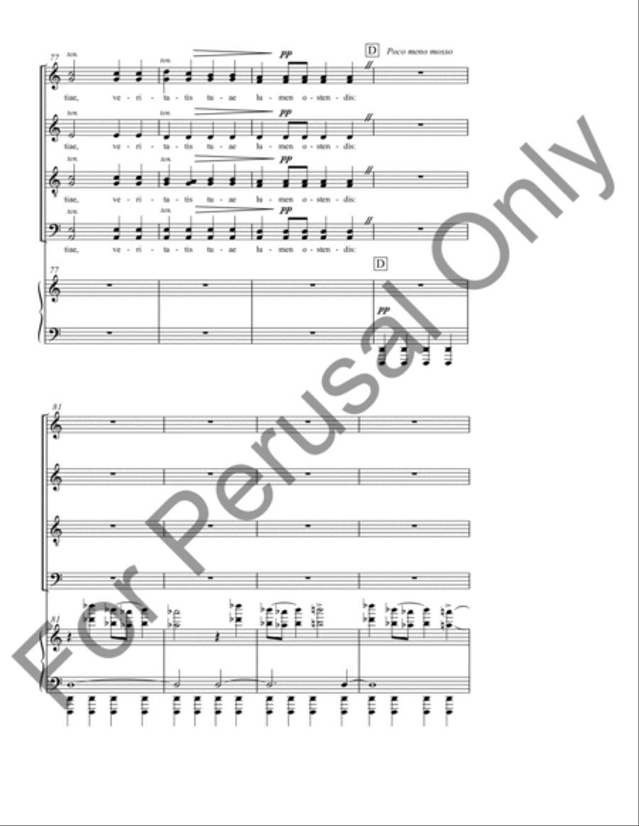 Jubilate (Choral Score) 4-Part scores gallery preview page 11
