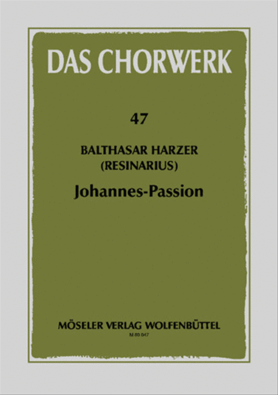 Johannes-Passion Johannes-Passion 4-Part scores gallery preview page 1
