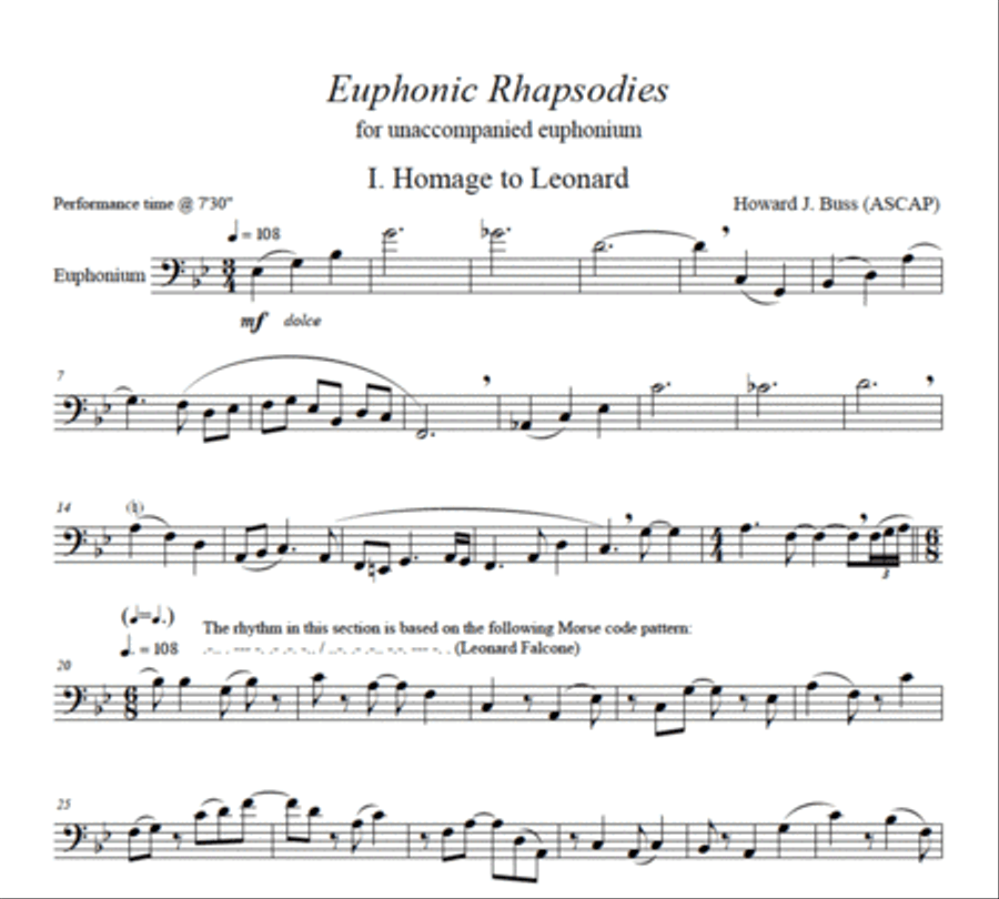 Euphonic Rhapsodies