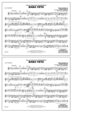 Baba Yetu (from Civilization IV) (arr. Matt Conaway) - 1st Bb Trumpet