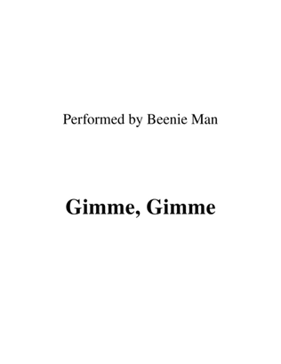 Book cover for Gimme Gimme