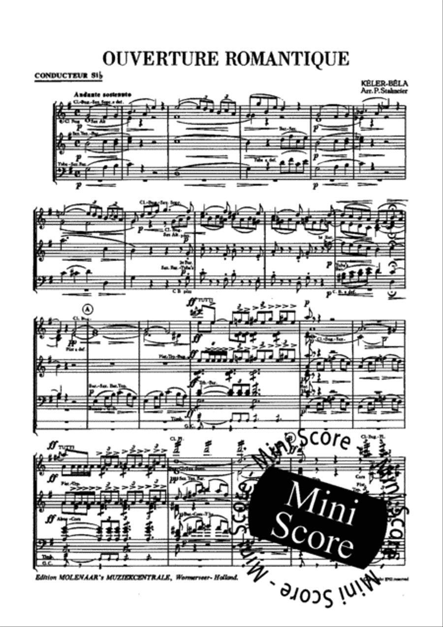 Ouverture Romantique Ouverture Romantique Concert Band scores gallery preview page 3