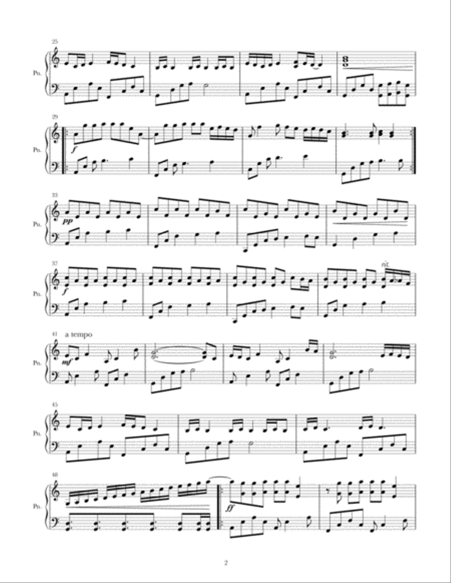 Pi Piano Solo scores gallery preview page 2