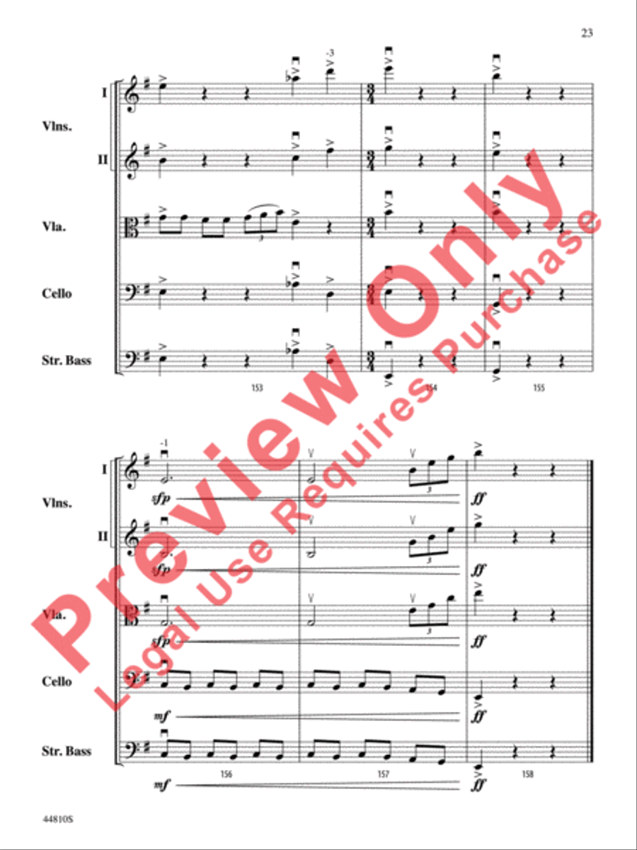 Hidden Dimensions String Orchestra scores gallery preview page 24