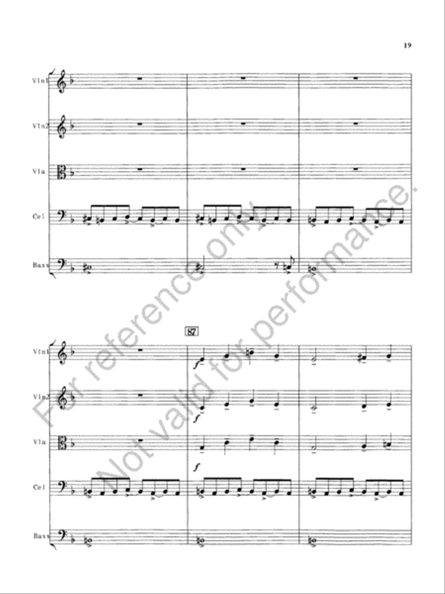 Our Creed Is Our Shield String Orchestra scores gallery preview page 21