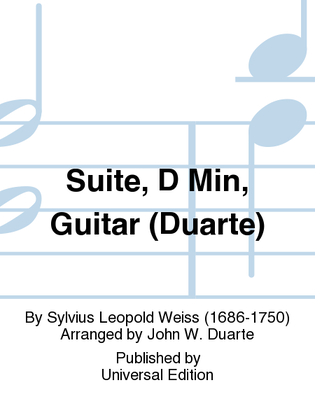 Book cover for Suite, D Min, Gtr (Duarte)