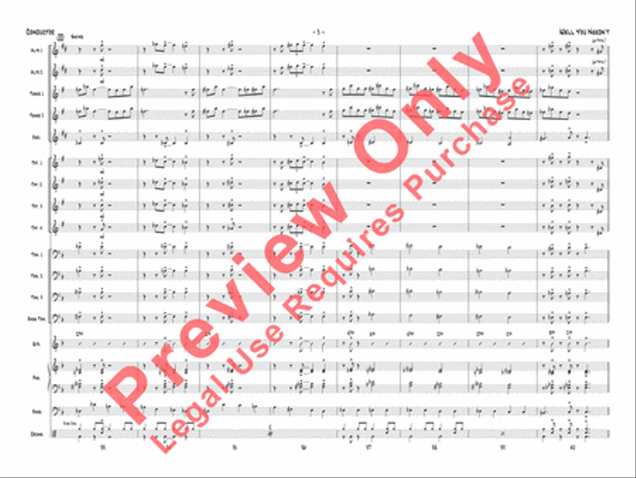 Well You Needn't Jazz Ensemble scores gallery preview page 6