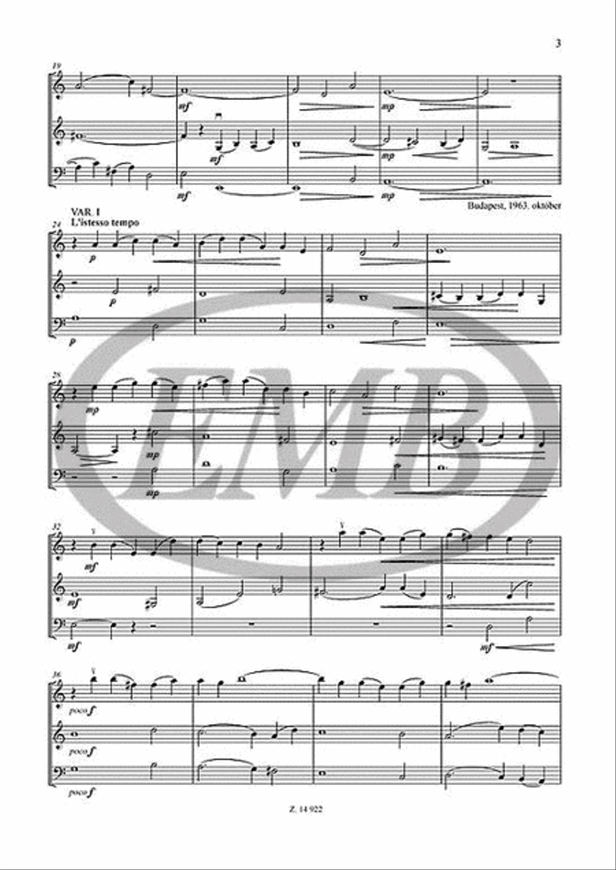 Chaconne per archi String Orchestra scores gallery preview page 3