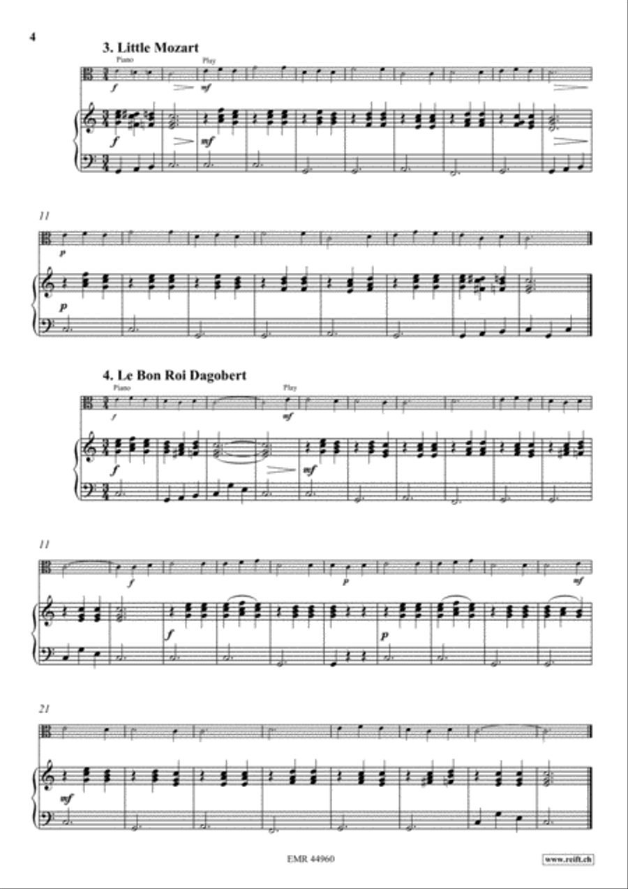 Melodies for Beginners Volume 1 Viola scores gallery preview page 7