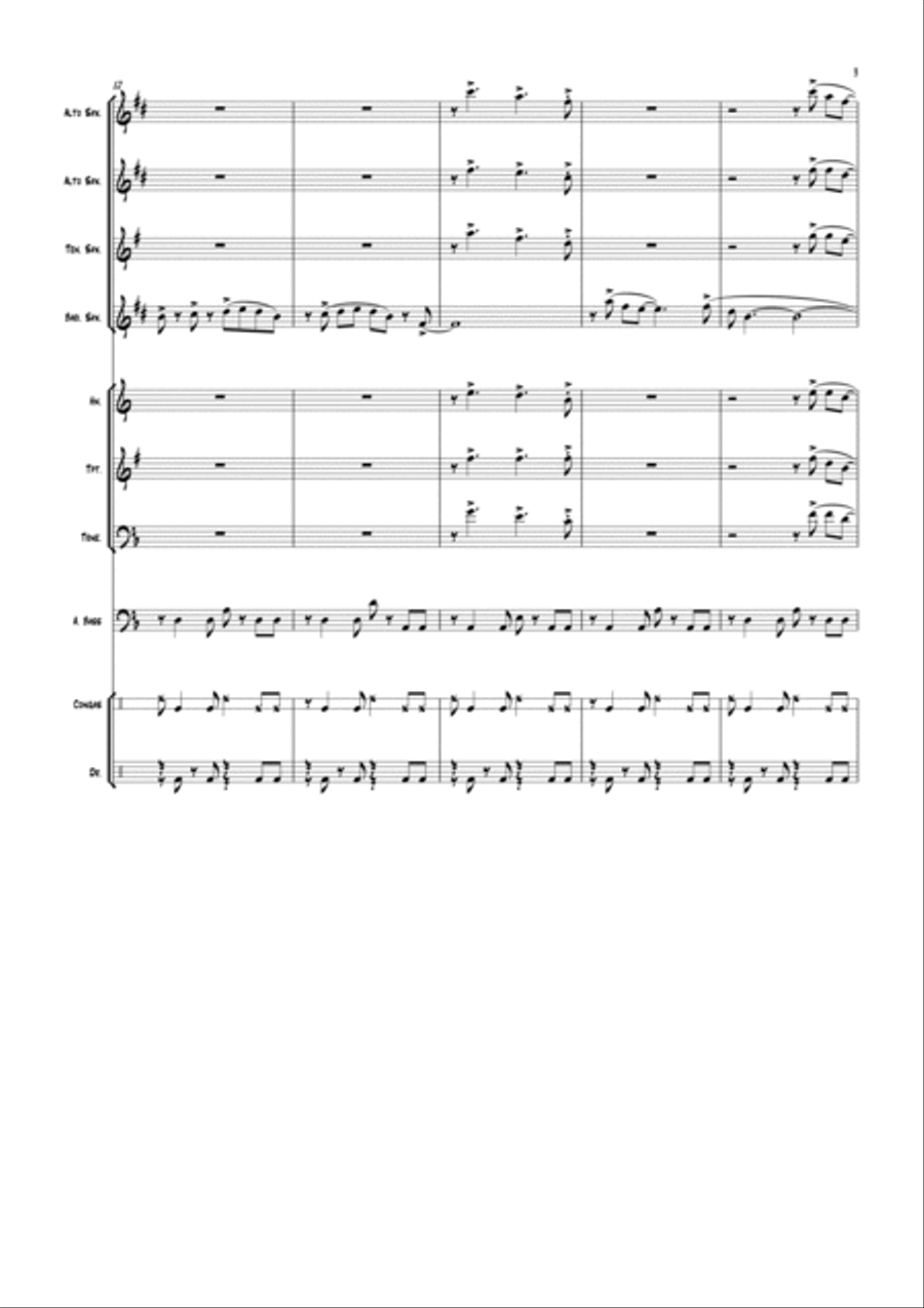 Coisa No. 1 Jazz Ensemble scores gallery preview page 3