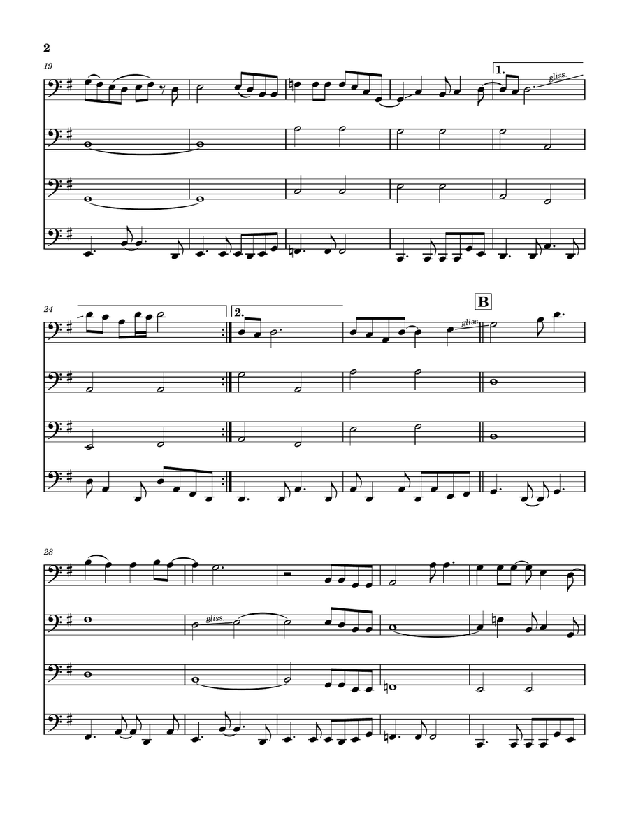 Free Bird String Quartet scores gallery preview page 3