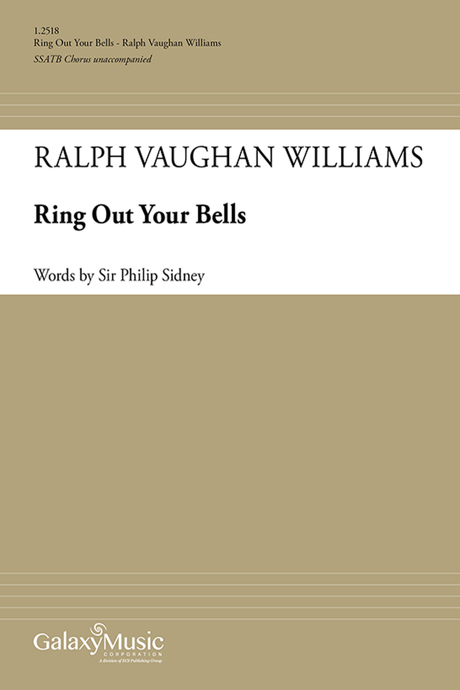 Ring Out Your Bells SSATB scores gallery preview page 1