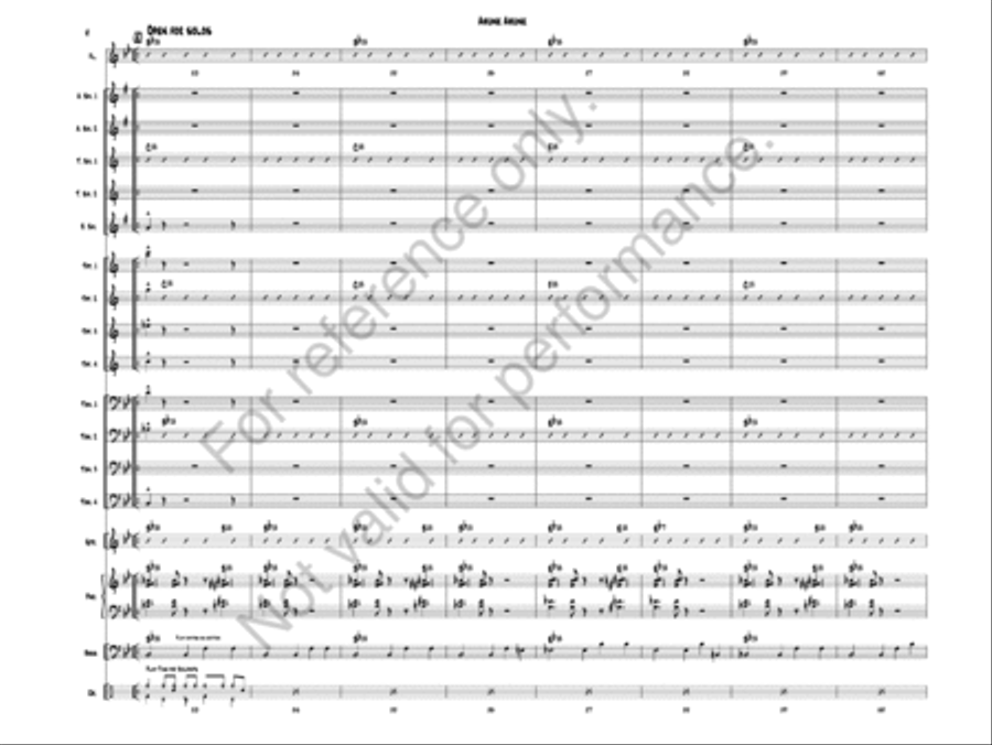 Ahunk Ahunk Jazz Ensemble scores gallery preview page 11