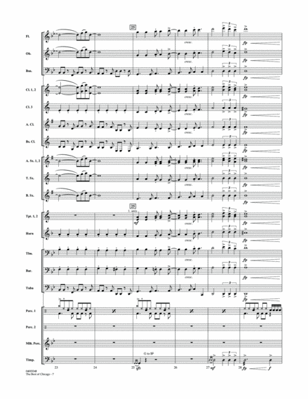 The Best Of Chicago - Conductor Score (Full Score)