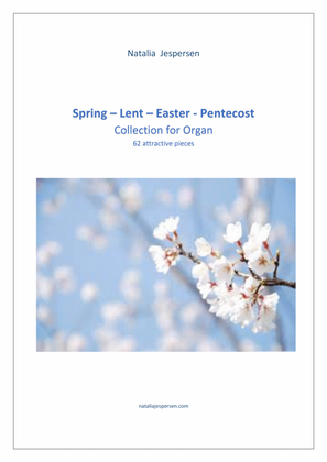 Book cover for Spring - Lent - Easter - Pentecost Organ Collection