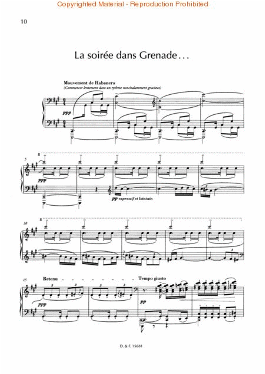 Estampes Piano Solo scores gallery preview page 3